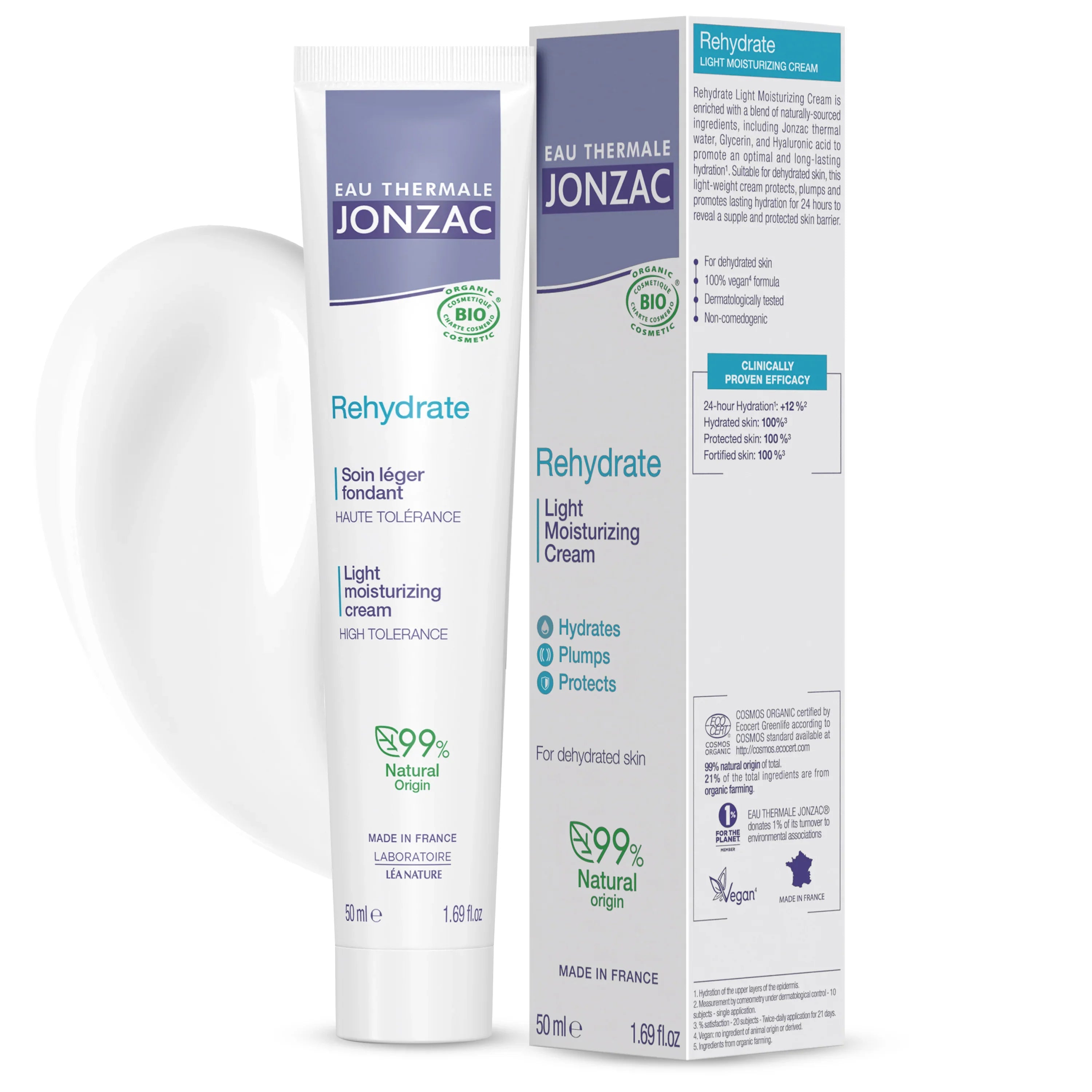 Rehydrate Light Moisturizing Cream - Jonzac USA