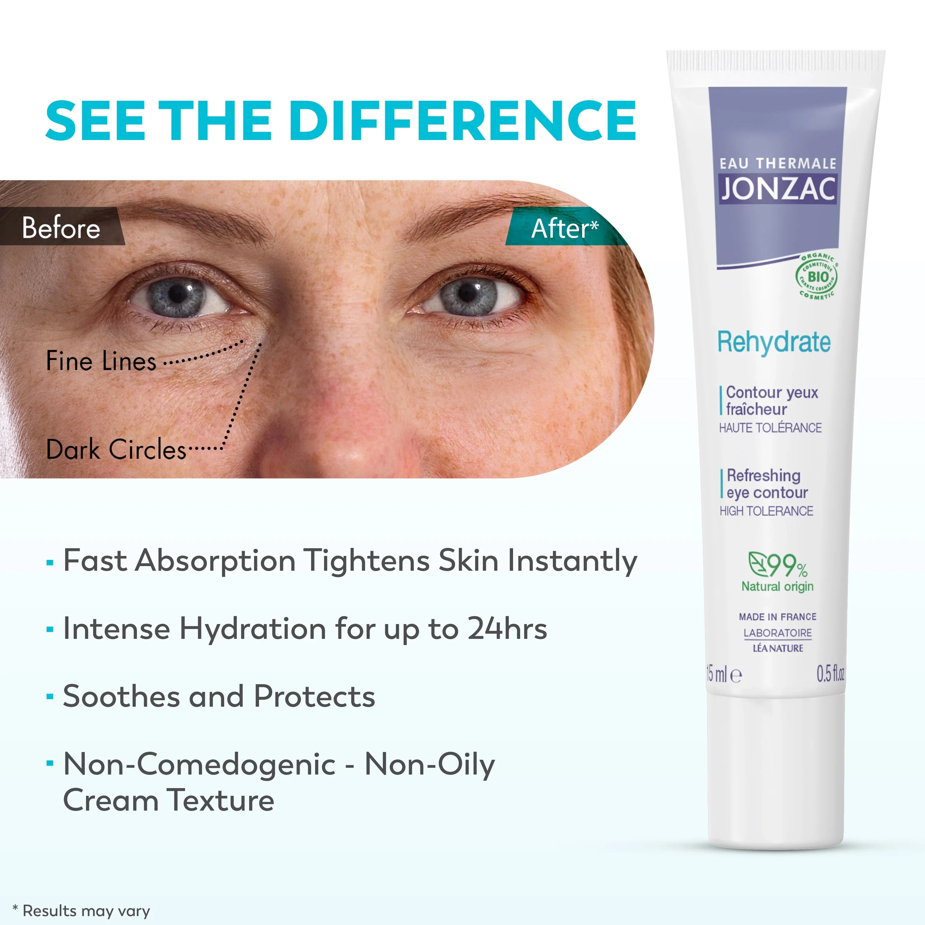 Rehydrate Refreshing Eye Contour - Jonzac USA