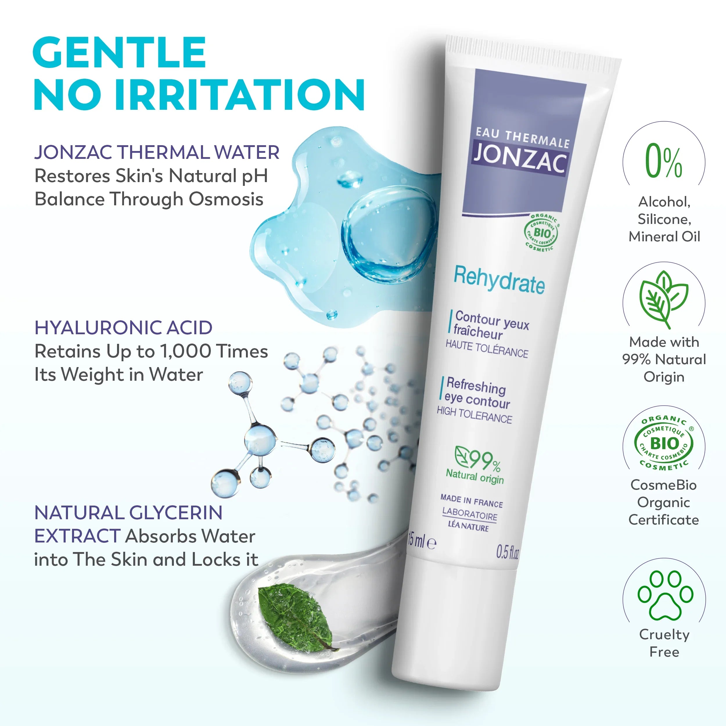 Rehydrate Refreshing Eye Contour - Jonzac USA